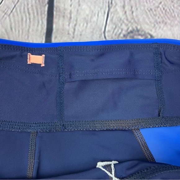 Athleta Tri-ssential Colorblock Swim Capri Sz M - Picture 9 of 13